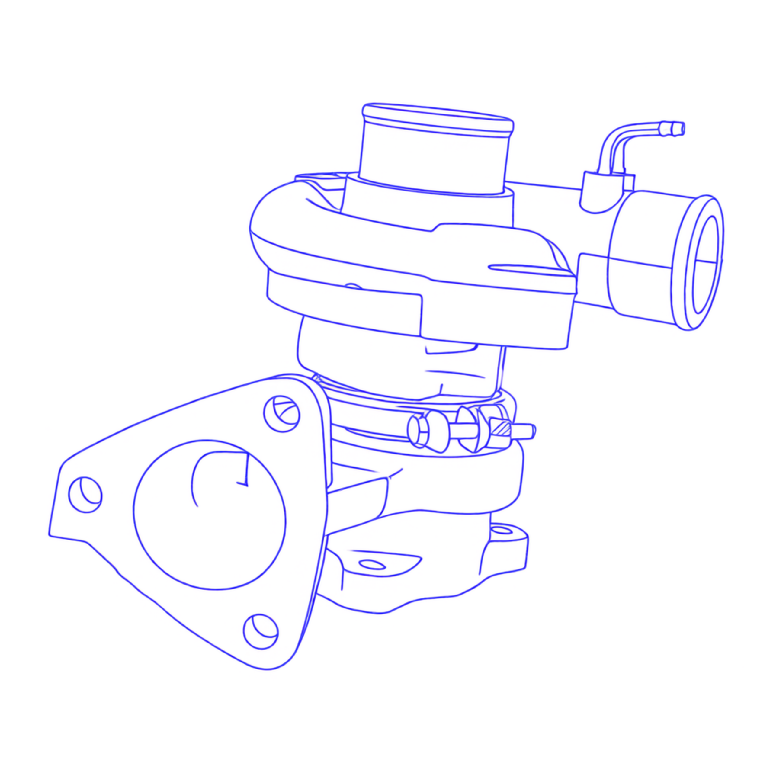 Turbocompressore revisionato Mitsubishi 49177-01500