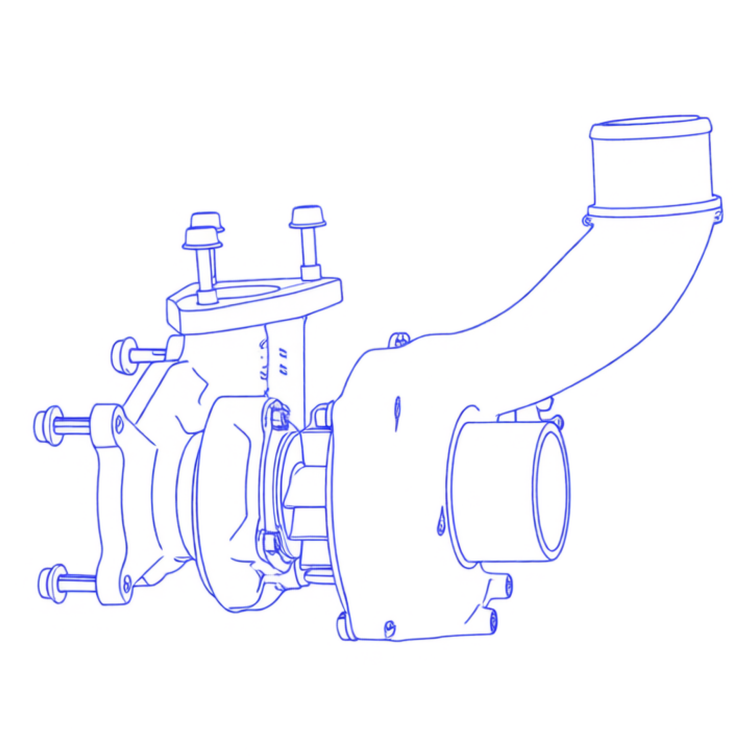 Turbocompressore revisionato BorgWarner 53039700055