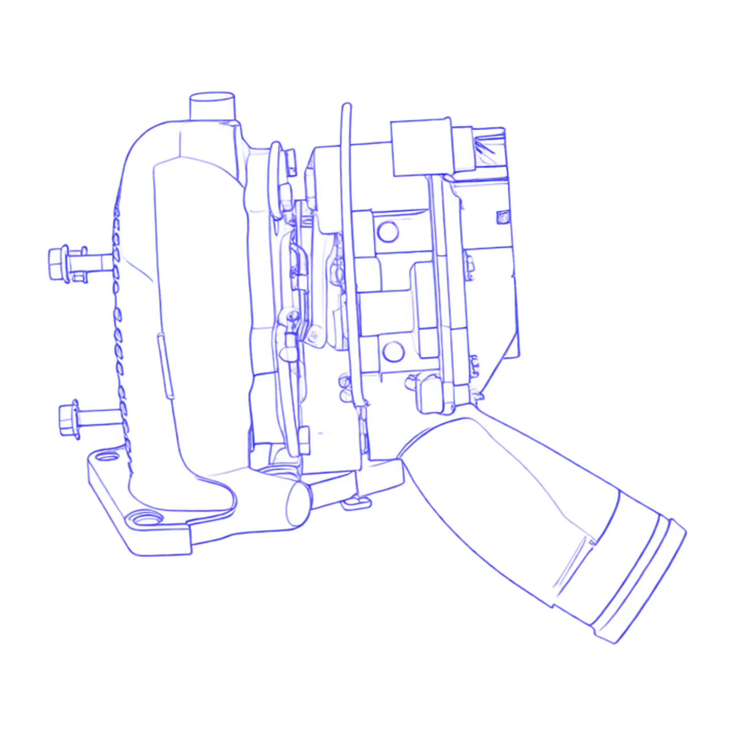 Turbocompressore revisionato BorgWarner 53049700051