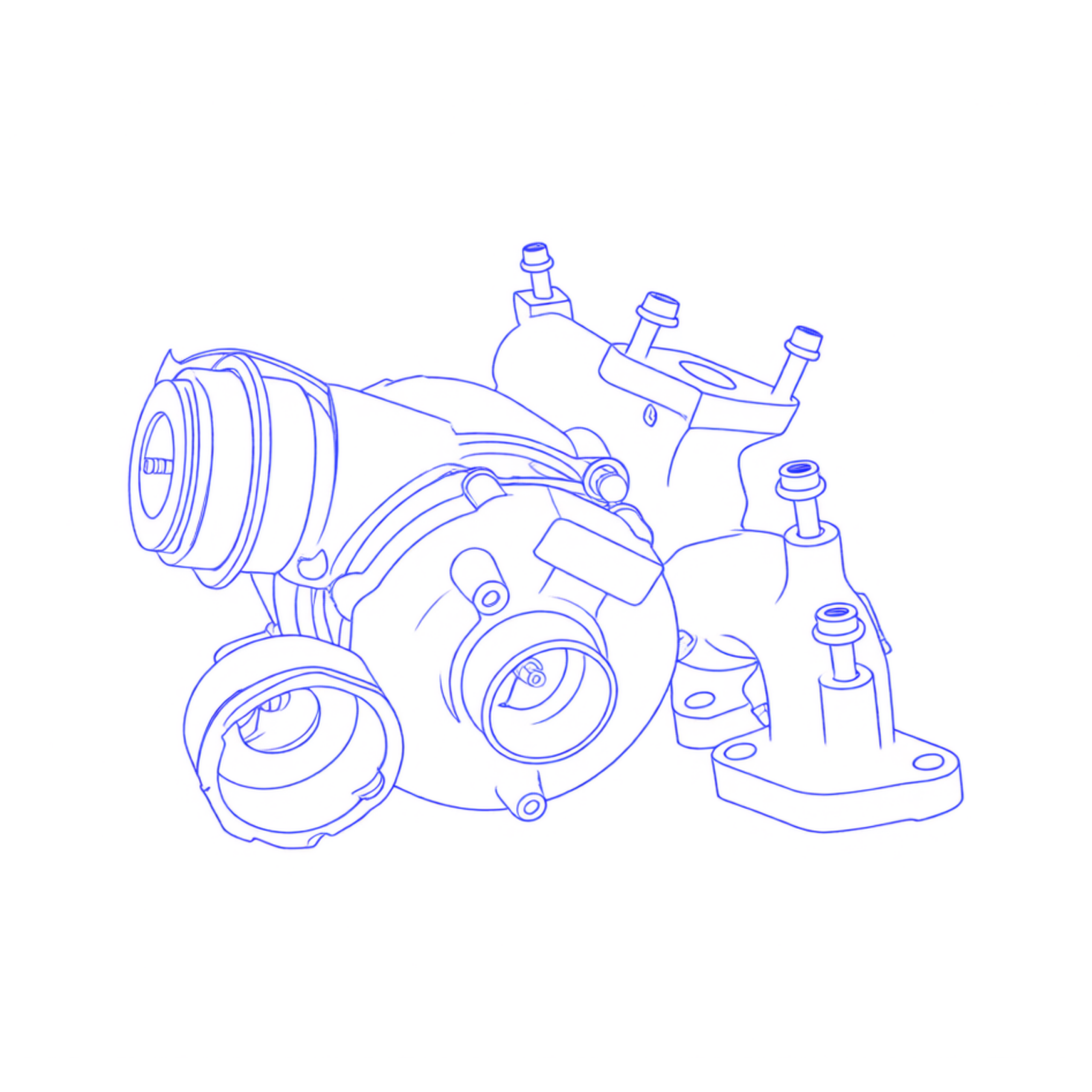 Turbocompressore revisionato Garrett 756062-1