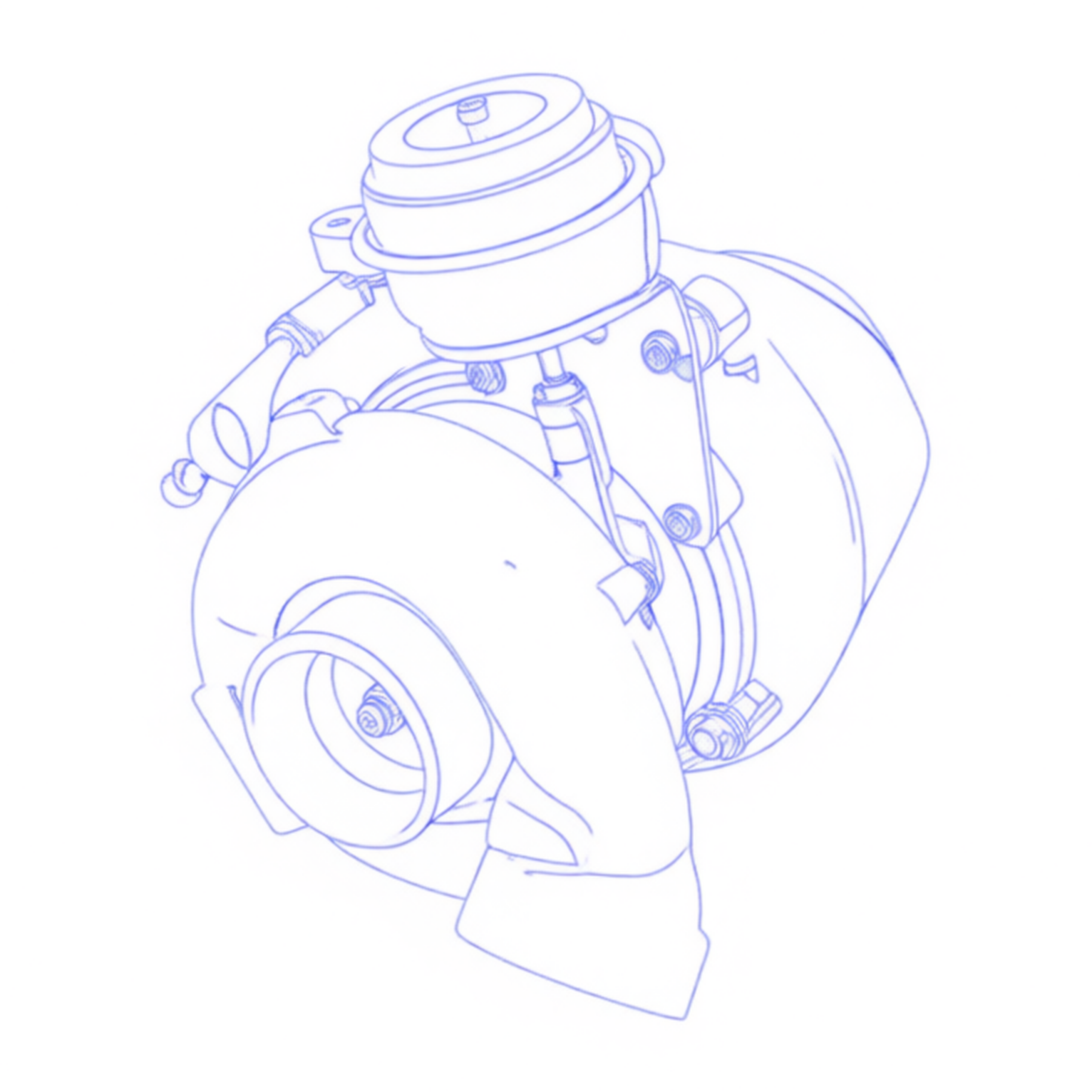 Turbocompressore revisionato Garrett 715568-1