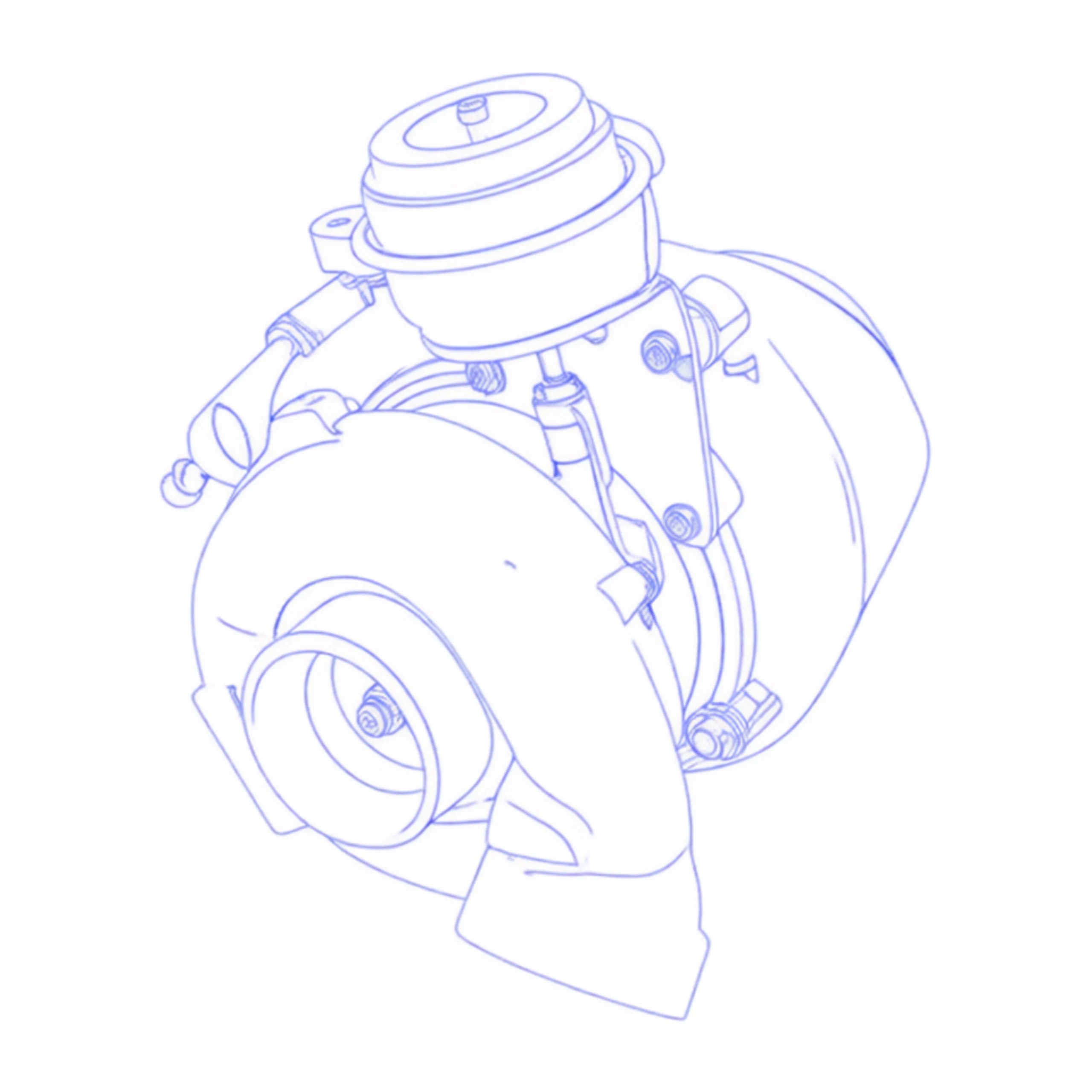 Turbocompressore revisionato Garrett 715568-1