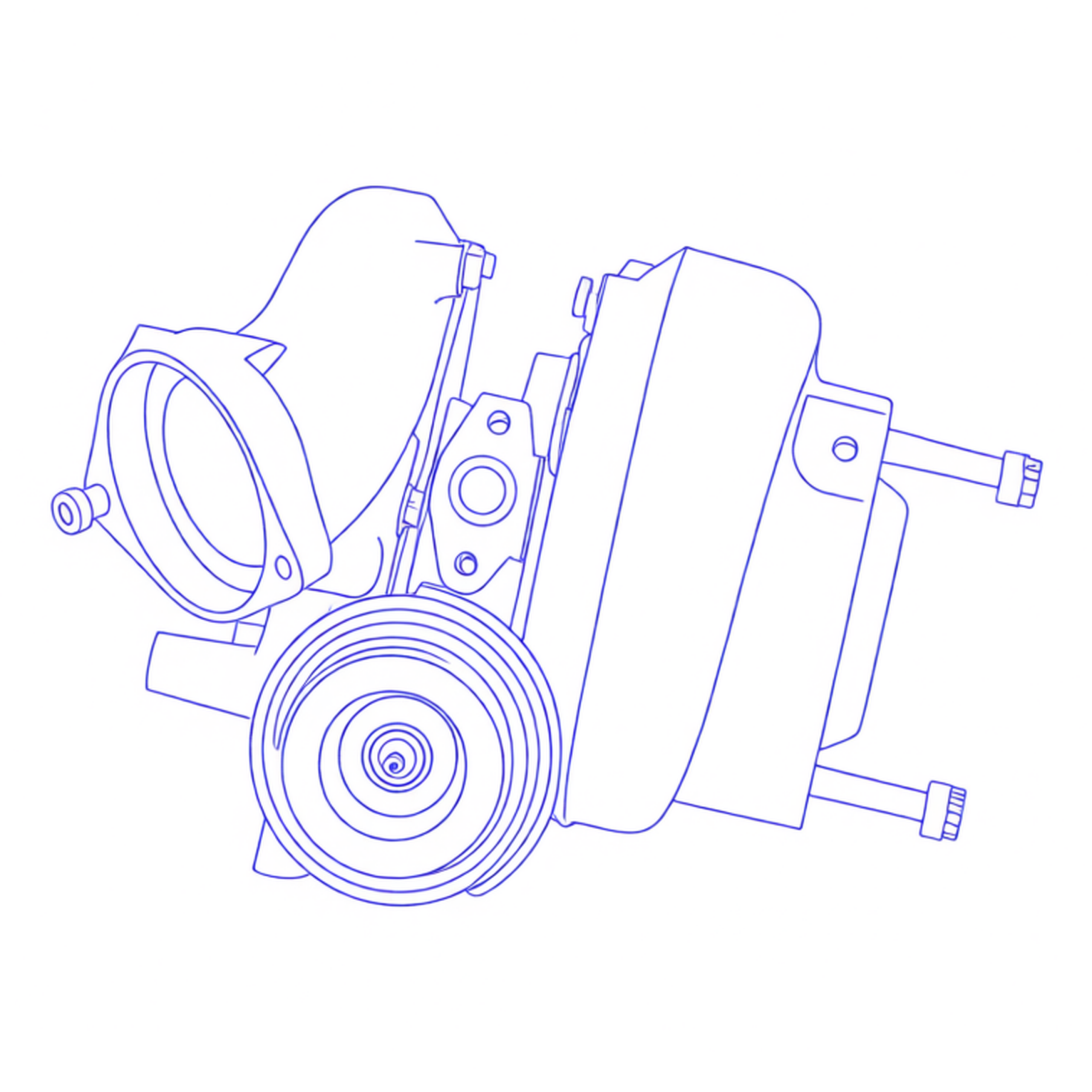 Turbocompressore revisionato Garrett 728989-1