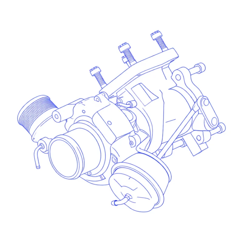 Turbocompressore revisionato IHI VL39