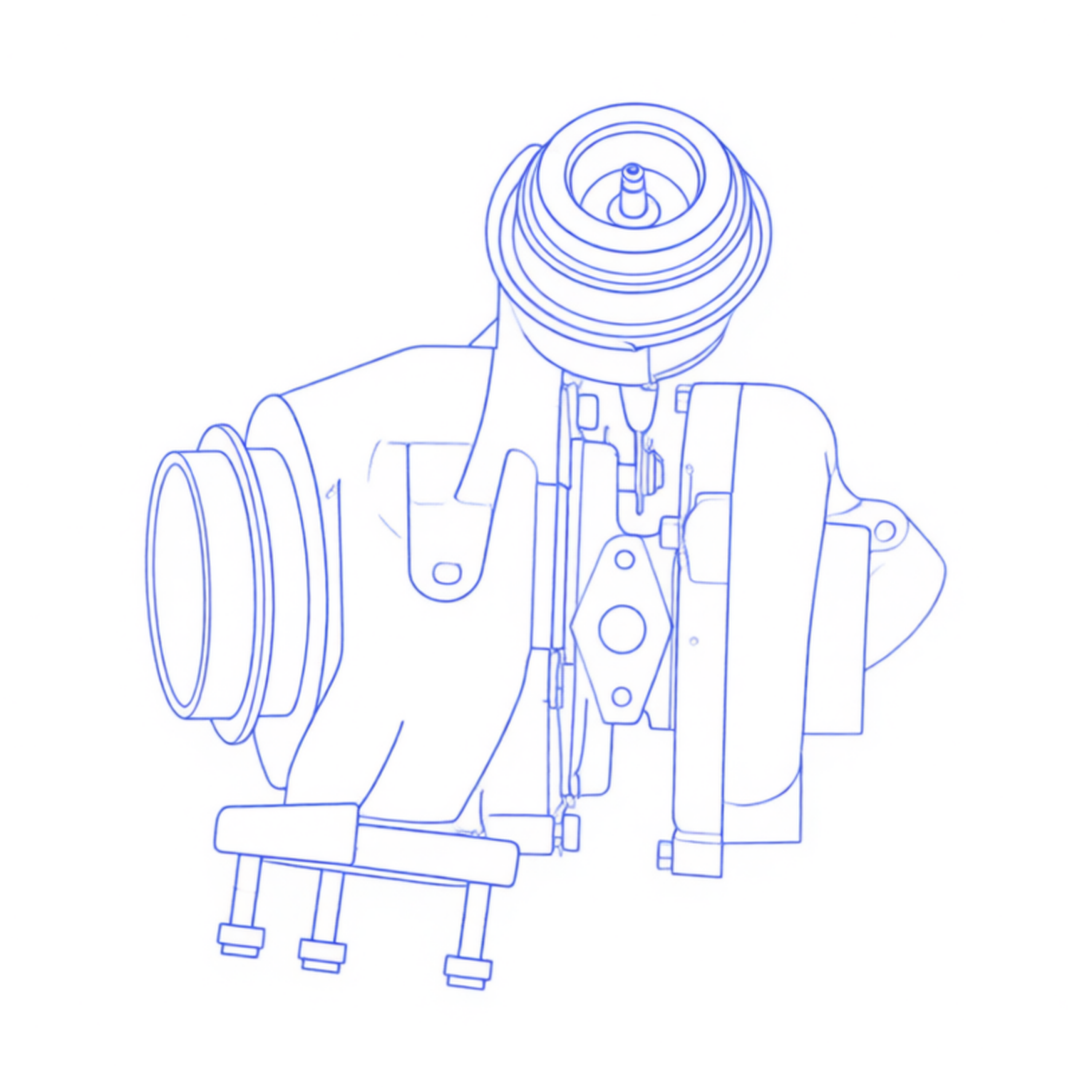 Turbocompressore revisionato Garrett 715568-1