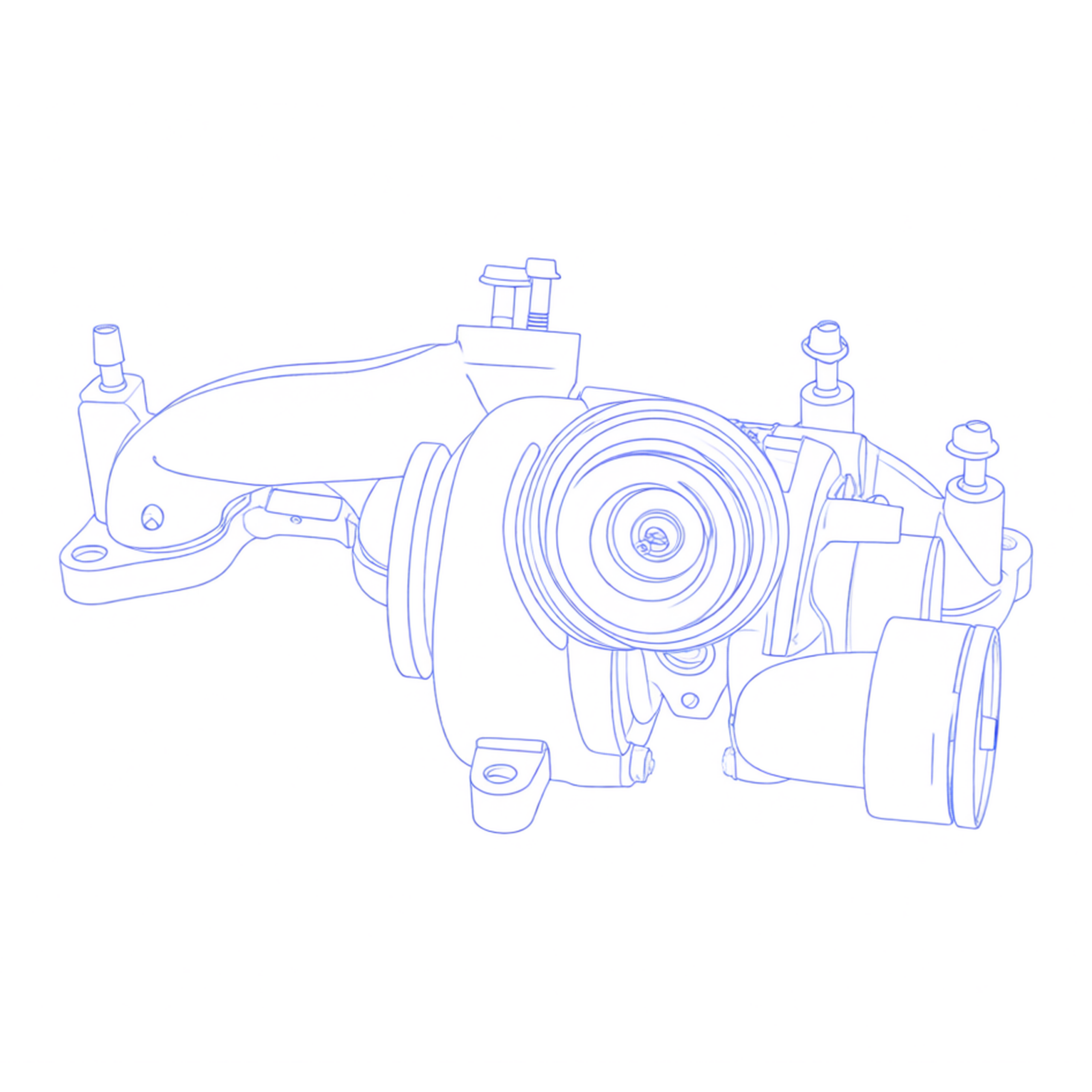 Turbocompressore revisionato Garrett 756062-1