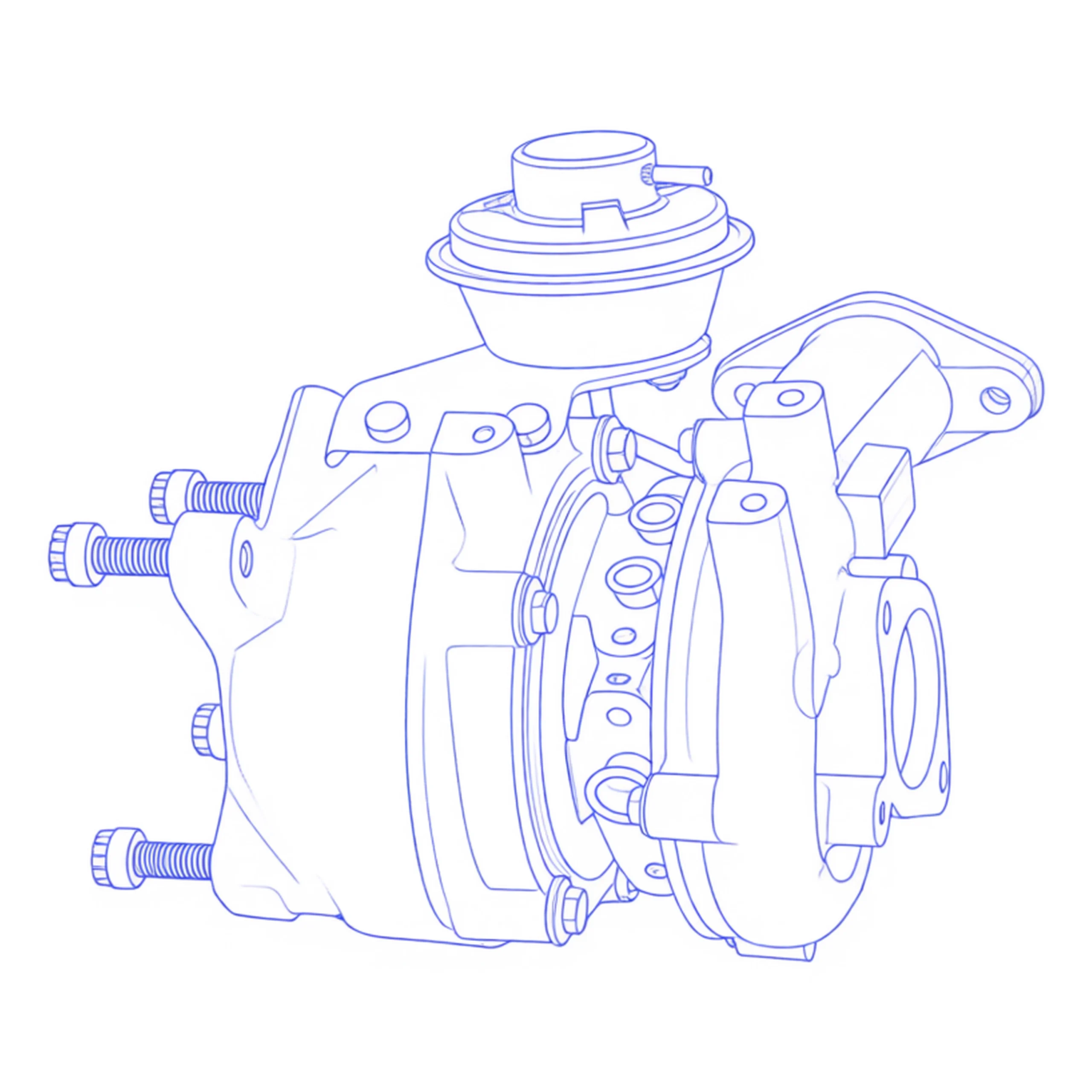 Turbocompressore revisionato Garrett 750441-1