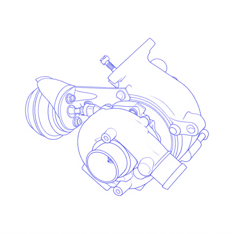 Turbocompressore revisionato Garrett 761437-3