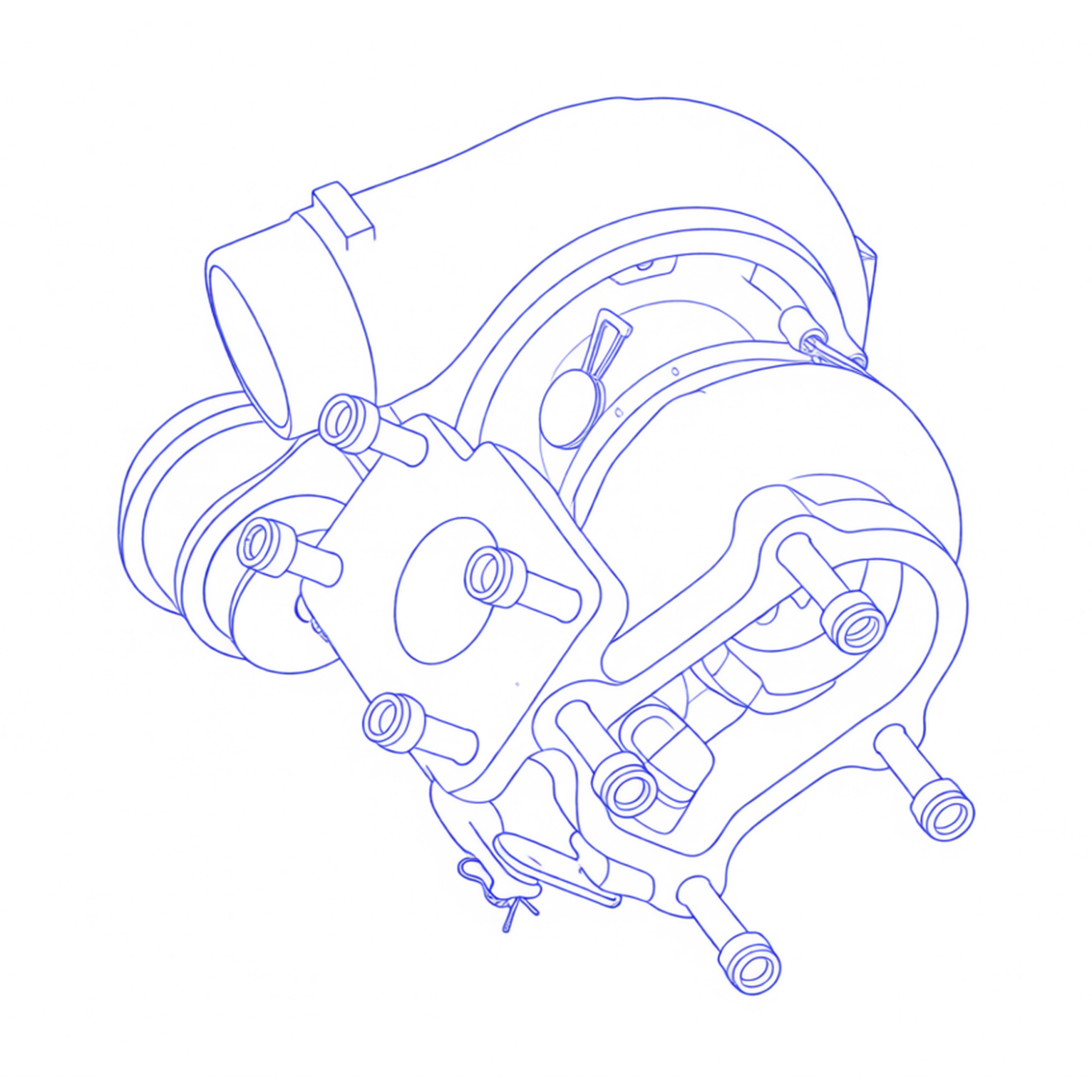 Turbocompressore revisionato BorgWarner 53039700116