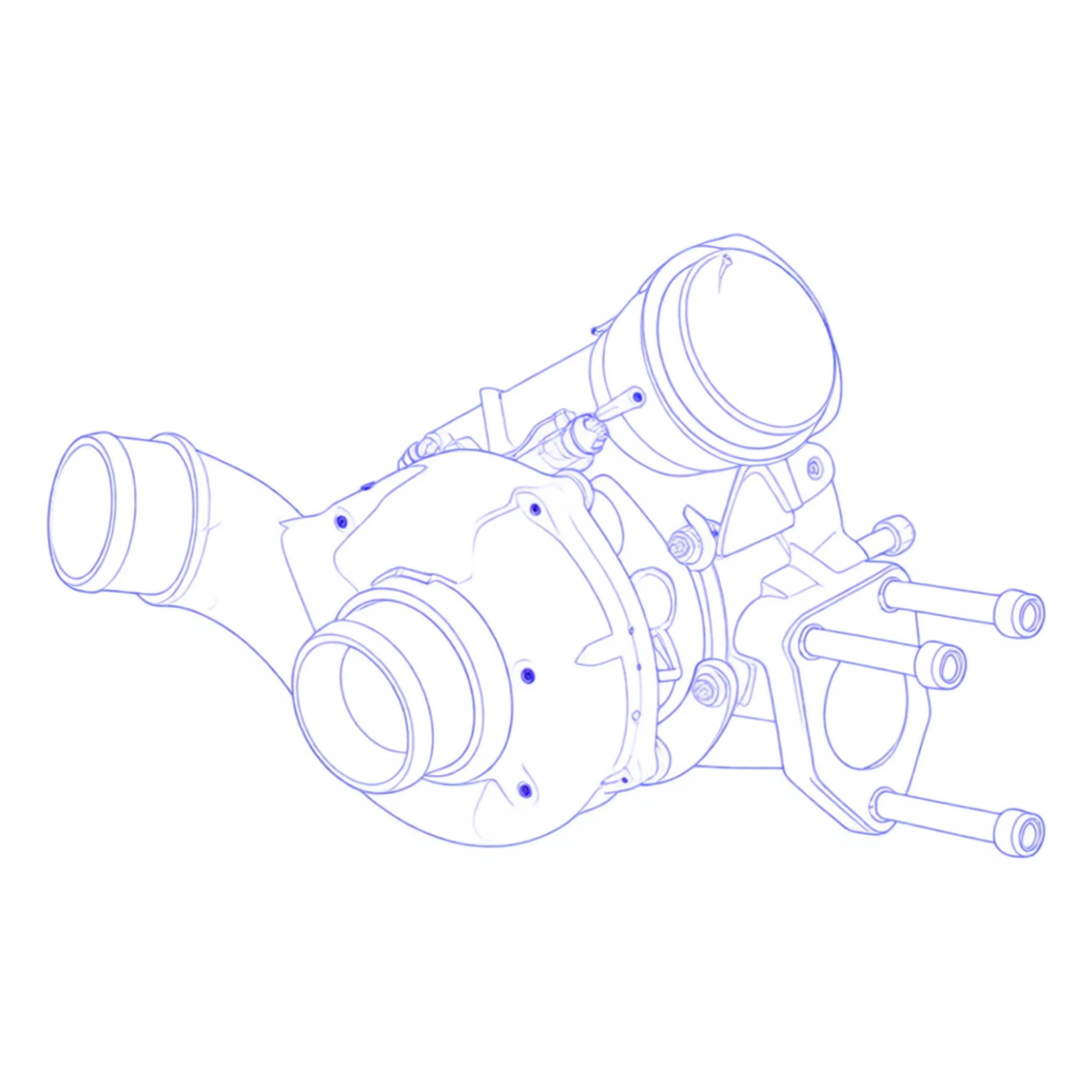 Turbocompressore revisionato BorgWarner 53039700144