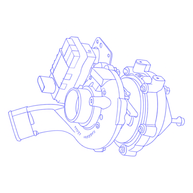 Turbocompressore revisionato Garrett 769701-1
