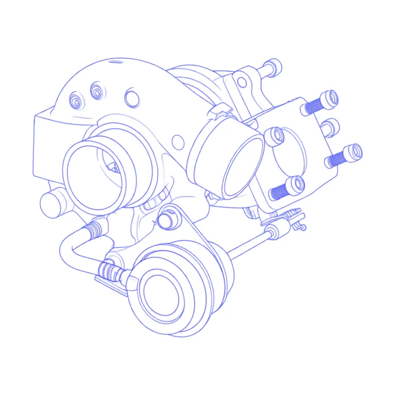 Turbocompressore revisionato BorgWarner 53039700116