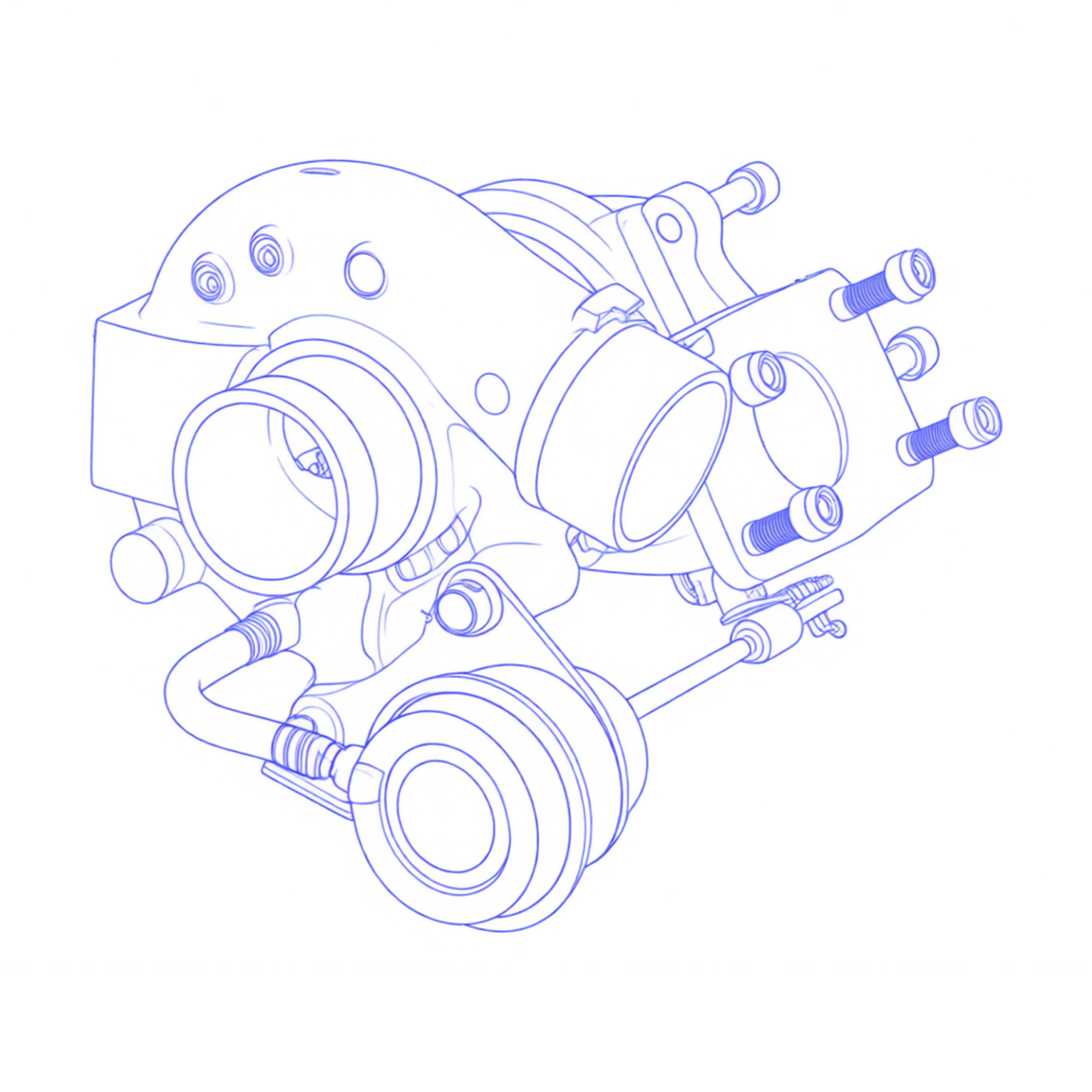 Turbocompressore revisionato BorgWarner 53039700116