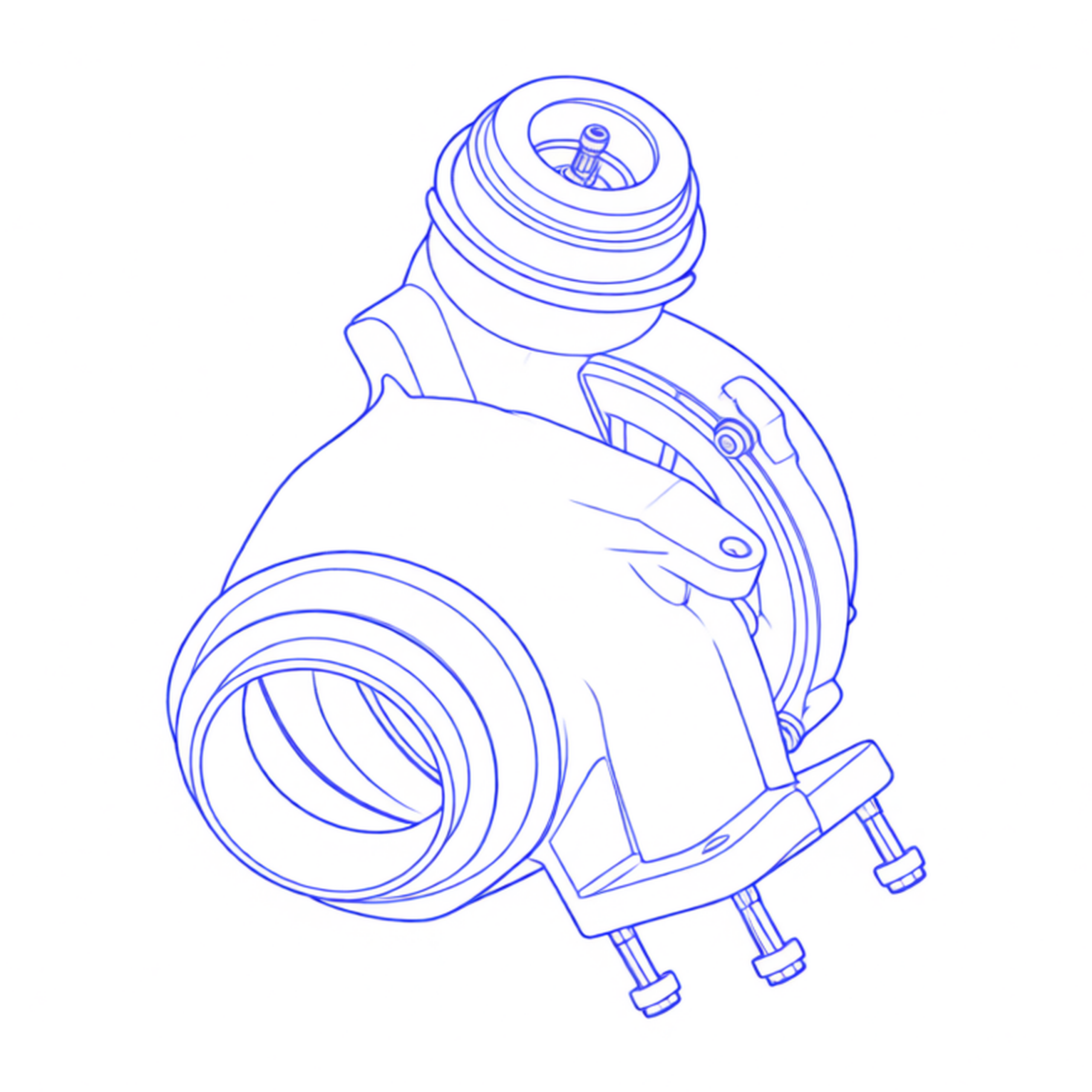 Turbocompressore revisionato Garrett 715568-1