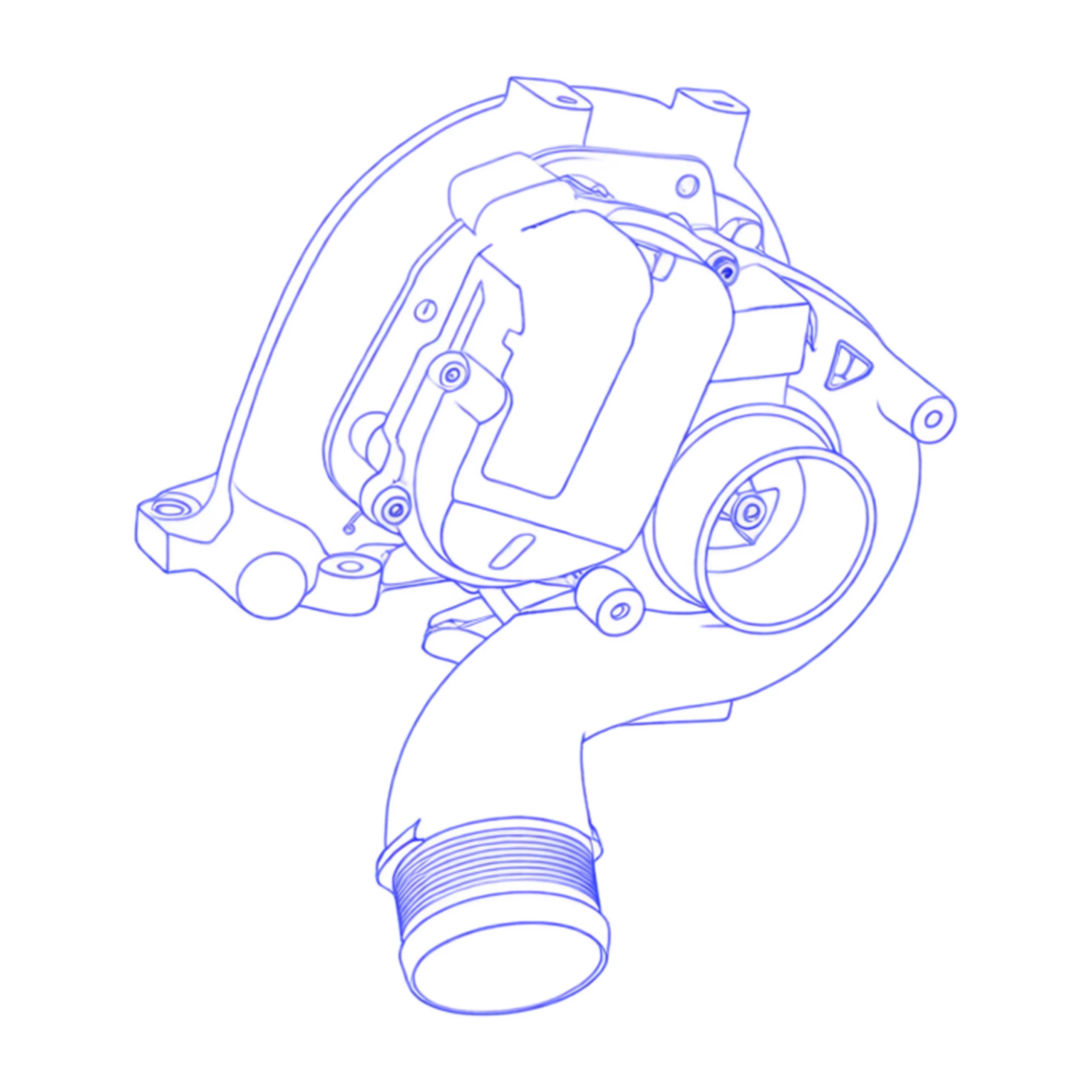 Turbocompressore revisionato BorgWarner 53049700051