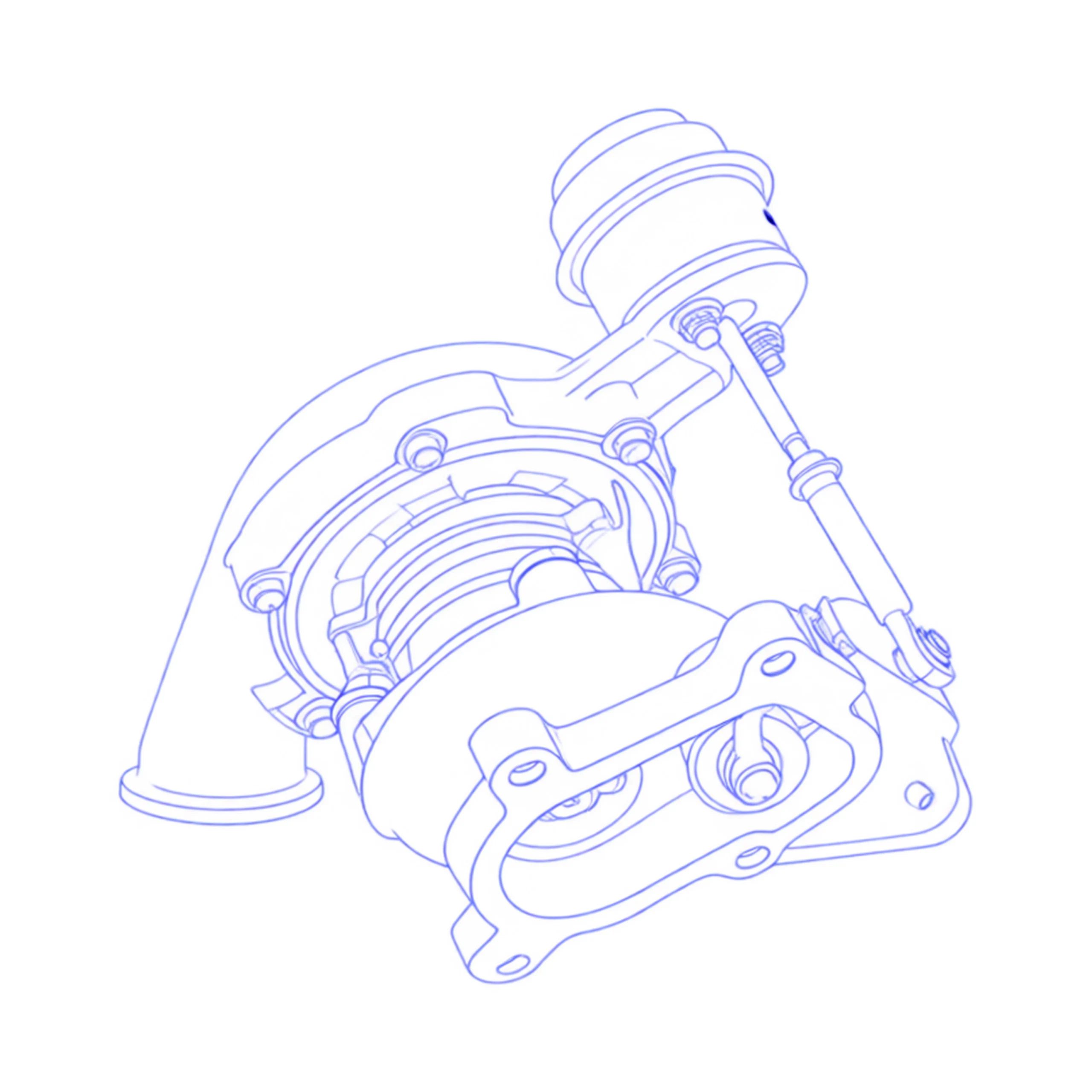 Turbocompressore revisionato Garrett 454216-2